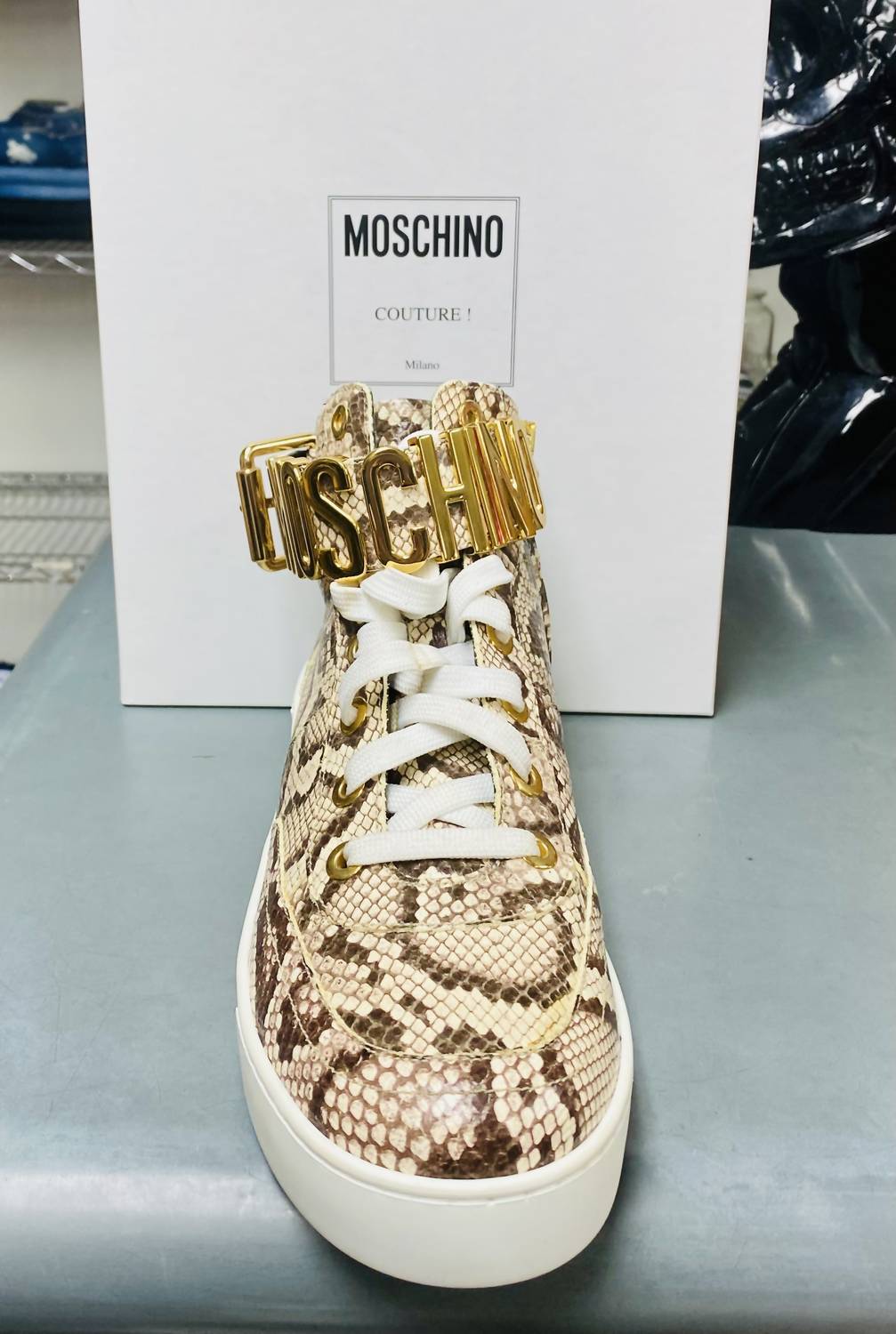 Moschino - Moschino Couture Python Sneaker