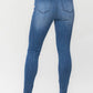 Judy Blue - High Waist Release Hem Pull On Skinny