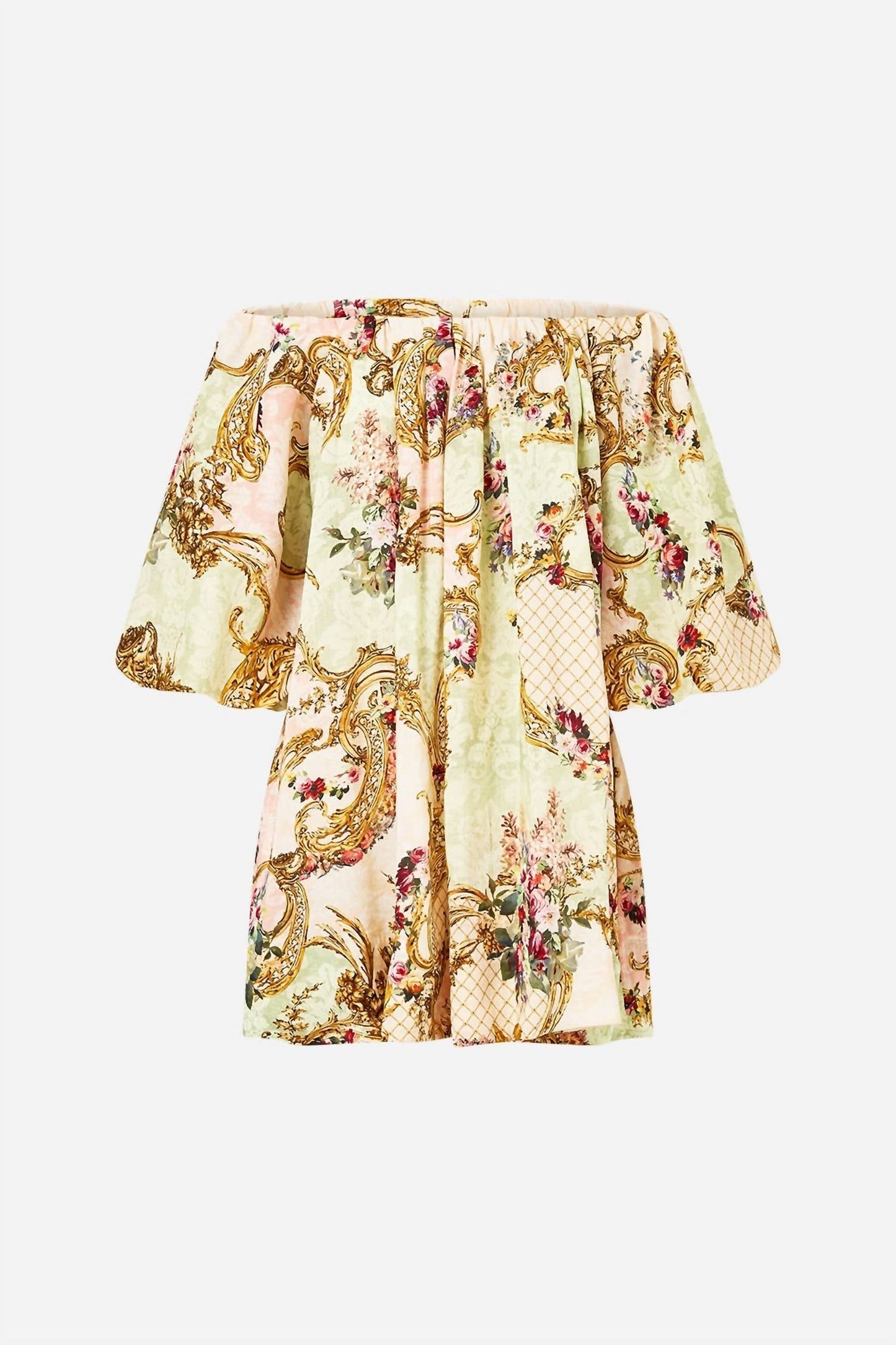 Camilla - Off Shoulder Puff Mini Dress
