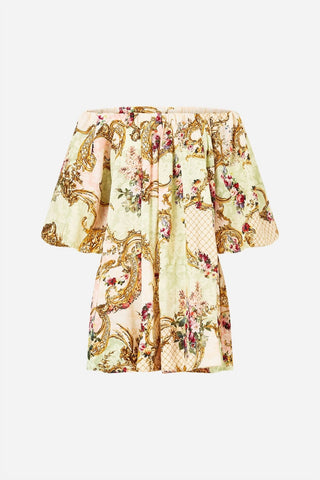 Camilla - Vestido curto bufante ombro a ombro