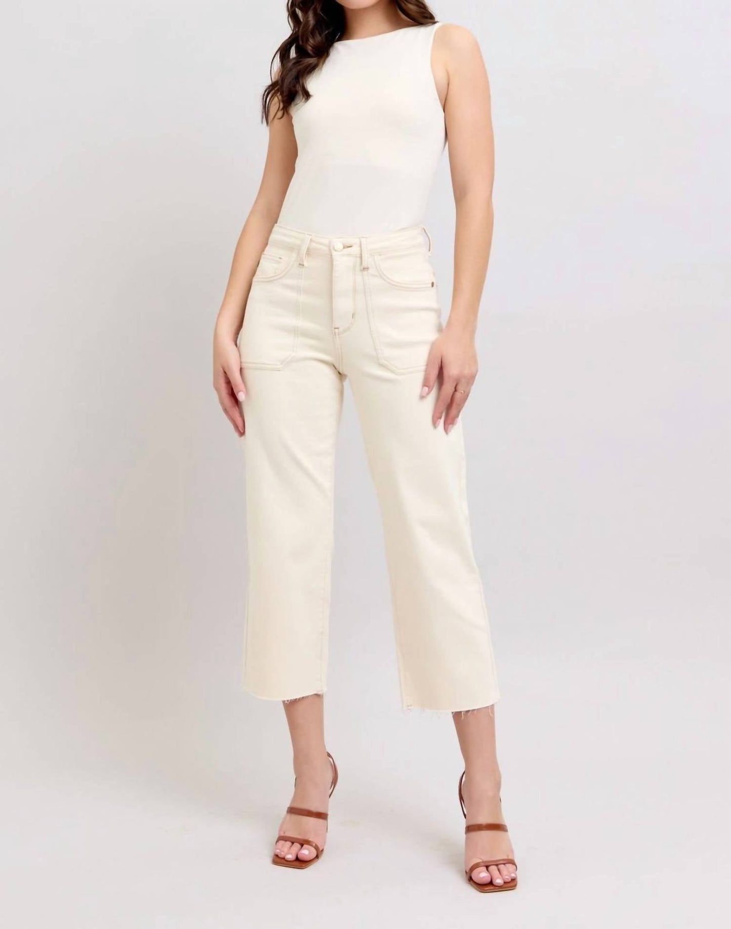 Judy Blue - High Rise Cropped Jean