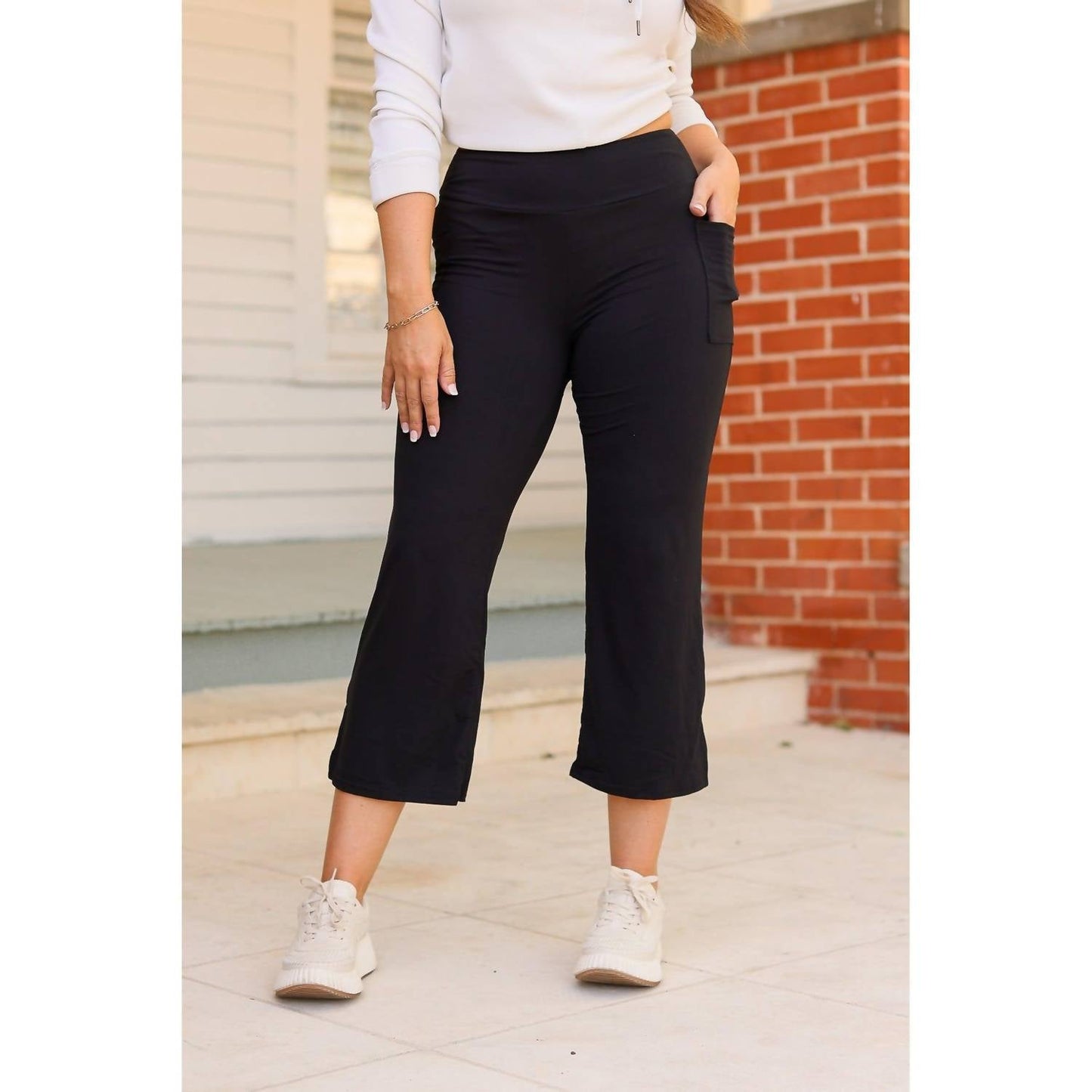 Julia Rose - Gabriella High Waisted Gaucho Pants