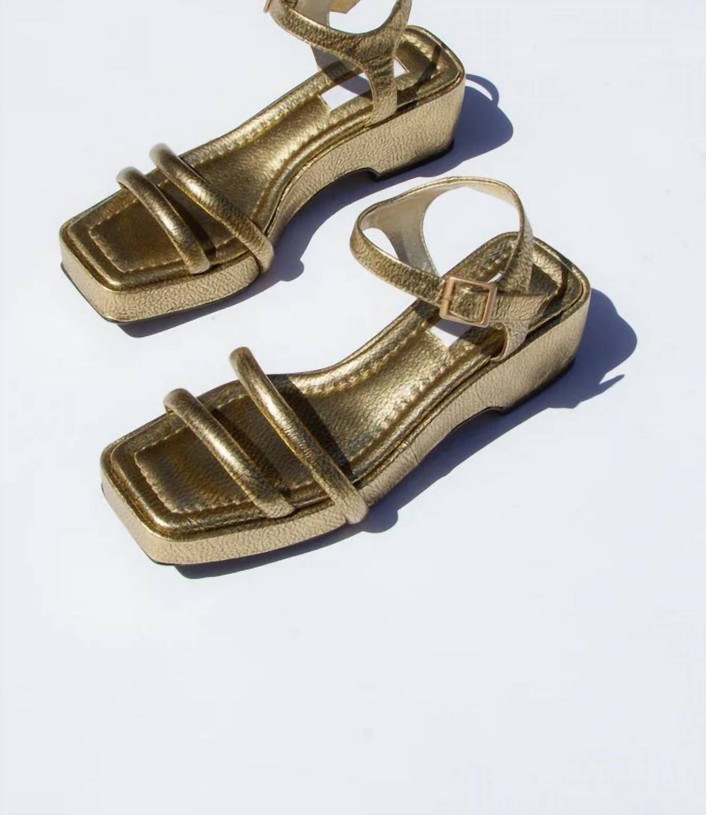 Suzanne Rae - Women's Puffy Platform Sandals - NARROW