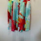 6 By Six - Women's Brushstroke Inverted Pleat Cotton Skirt