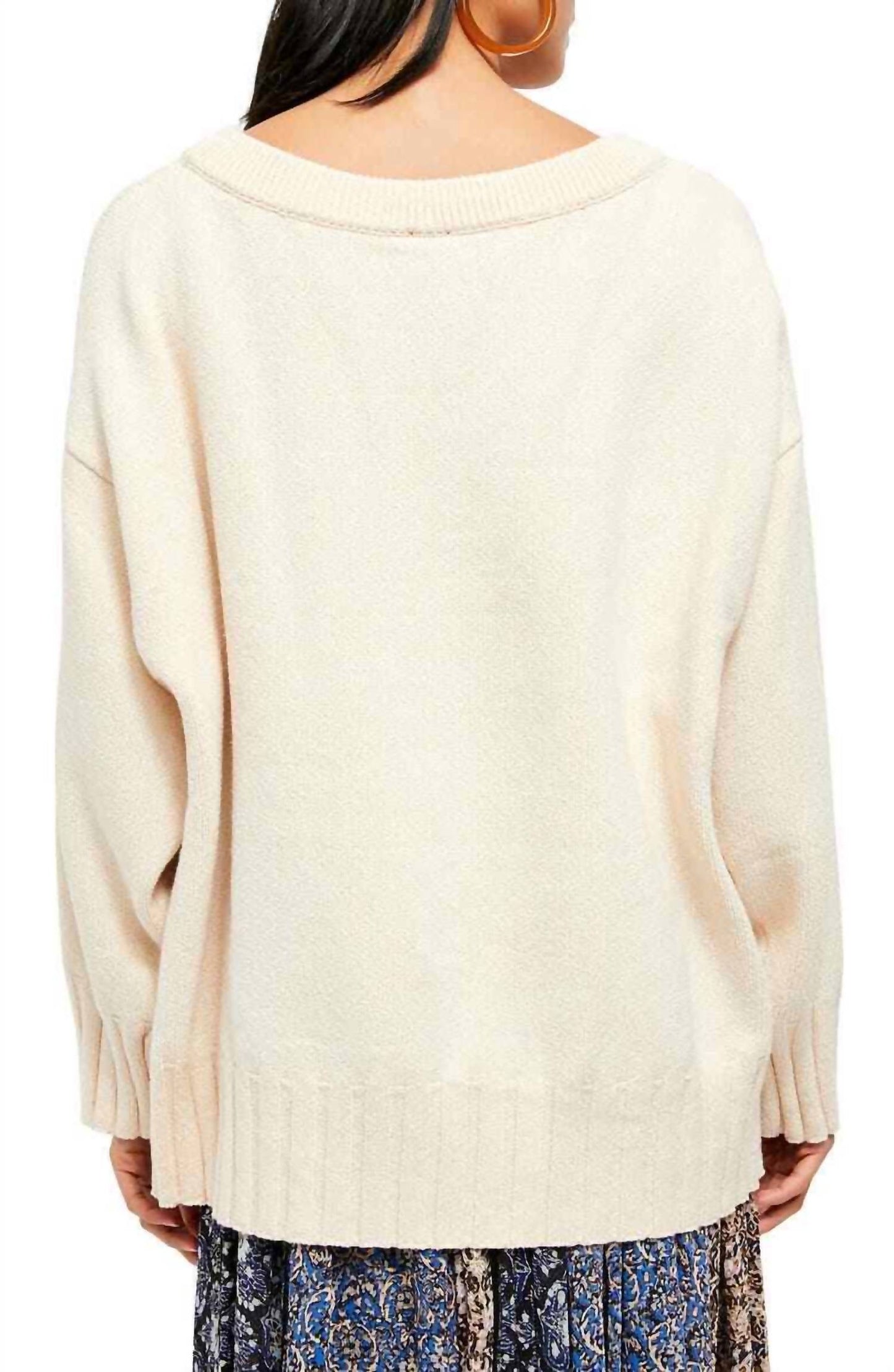 Free People - Street Fair Tunic Oversized Sweater