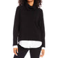 Karen Kane - Layered Turtleneck Sweater