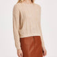 Another Love - Sari Sparkle Cable Knit Sweater