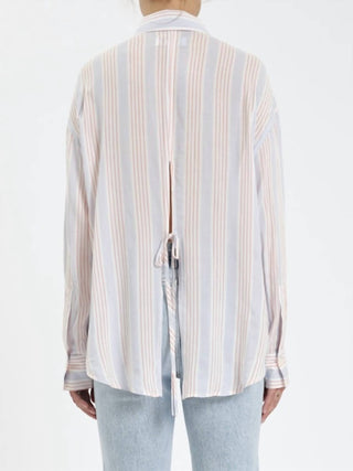 Daze - Lotus Back Tie Button Up