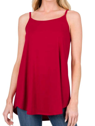 Zenana - Front And Back Spaghetti Cami