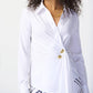 Joseph Ribkoff - Joseph Ribkoff Pleated Wrap Front Blouse