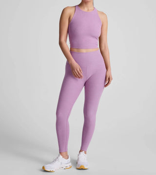 Além do Yoga - Legging de cintura alta Spacedye Caught In The Midi