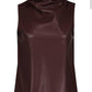 Bishop + Young - Women's Claude Faux Leather Cowl Neck Top