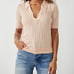 Free People - Krystal Polo Collared Short Sleeve Top
