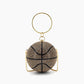Like Dreams - Women's Dribble Rhinestone Basketball Clutch Bag
