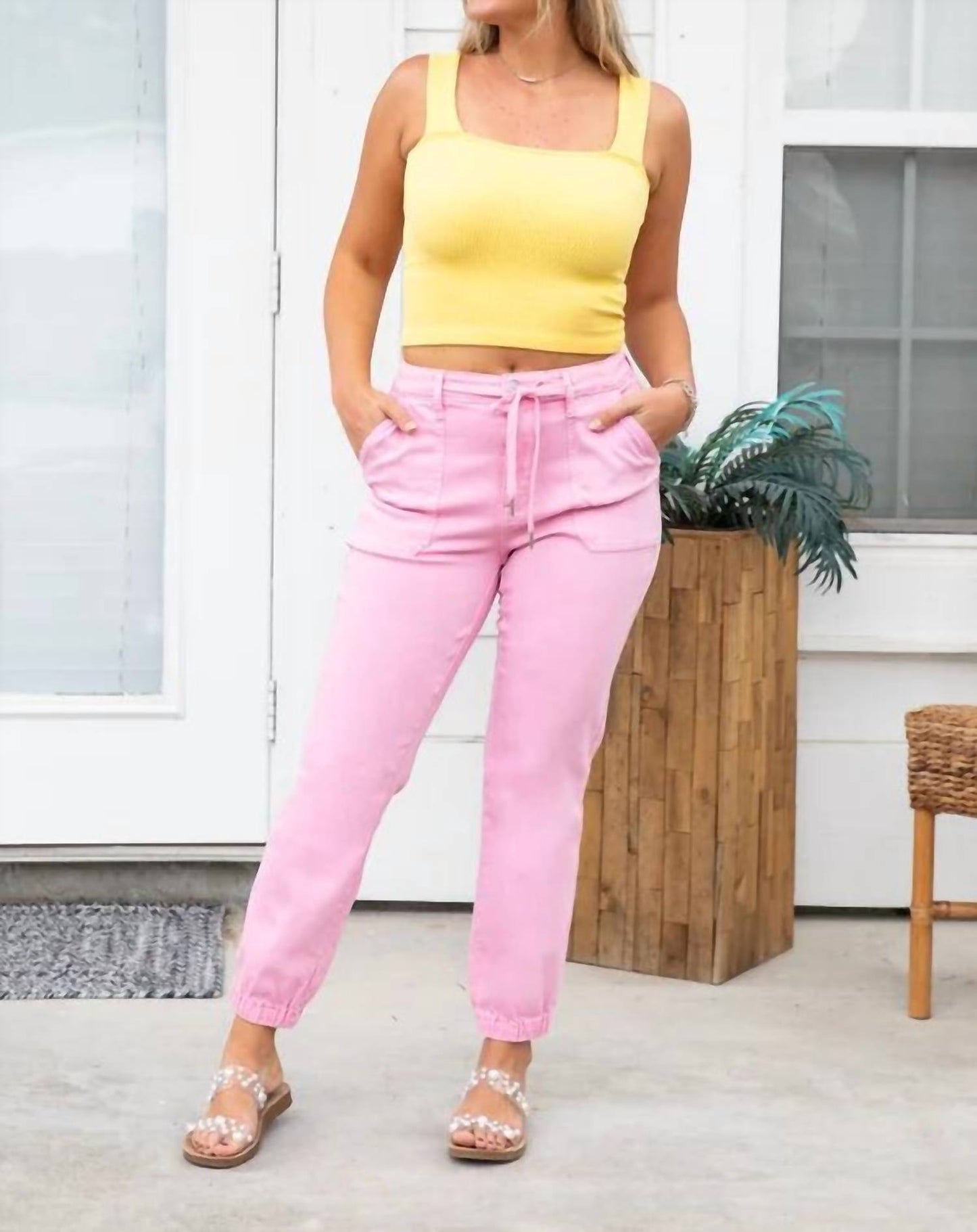 Judy Blue - The Josie High-Rise Garment Dyed Denim Jogger