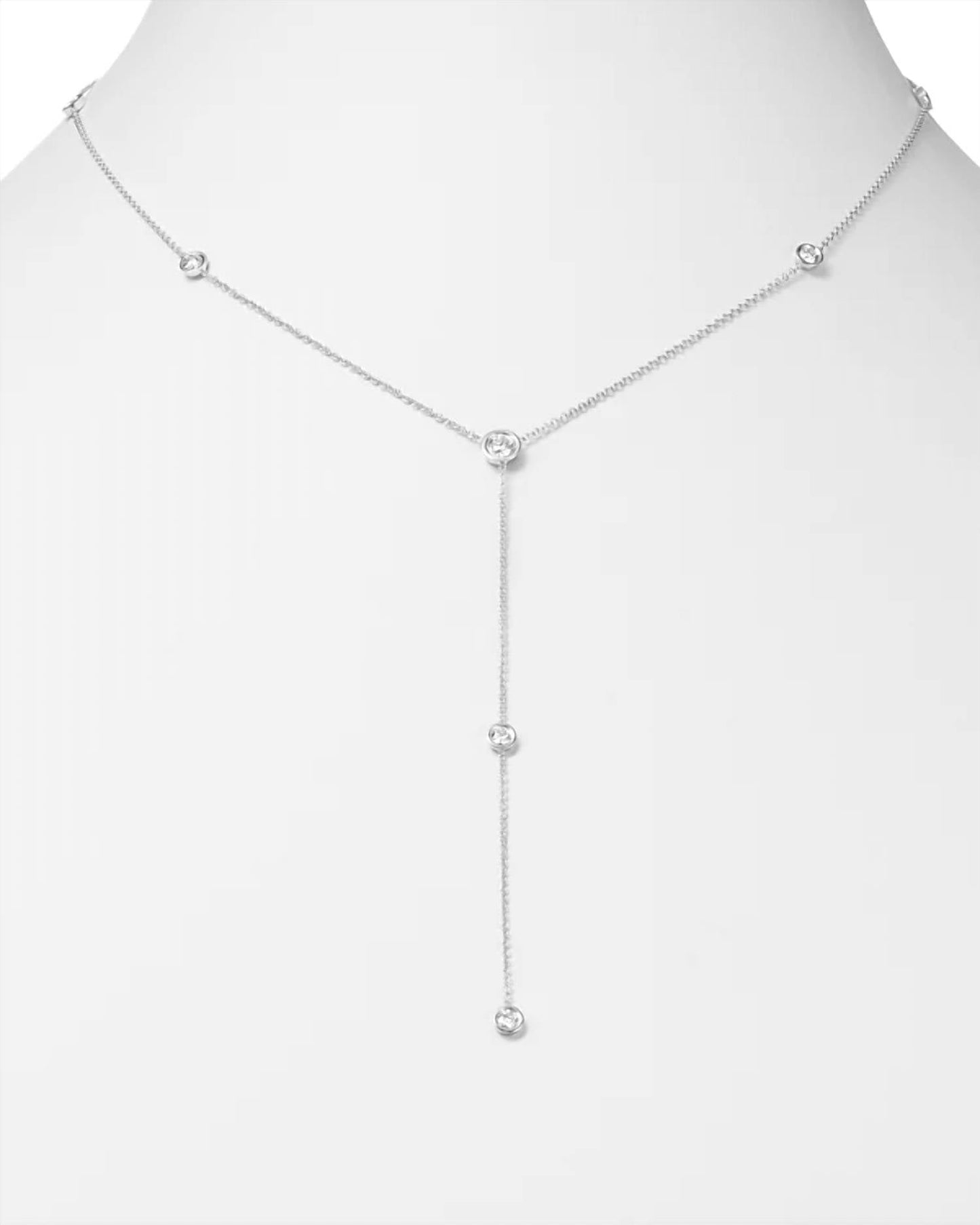 Diana M Jewels - 0.75 Diamond Lariat Necklace