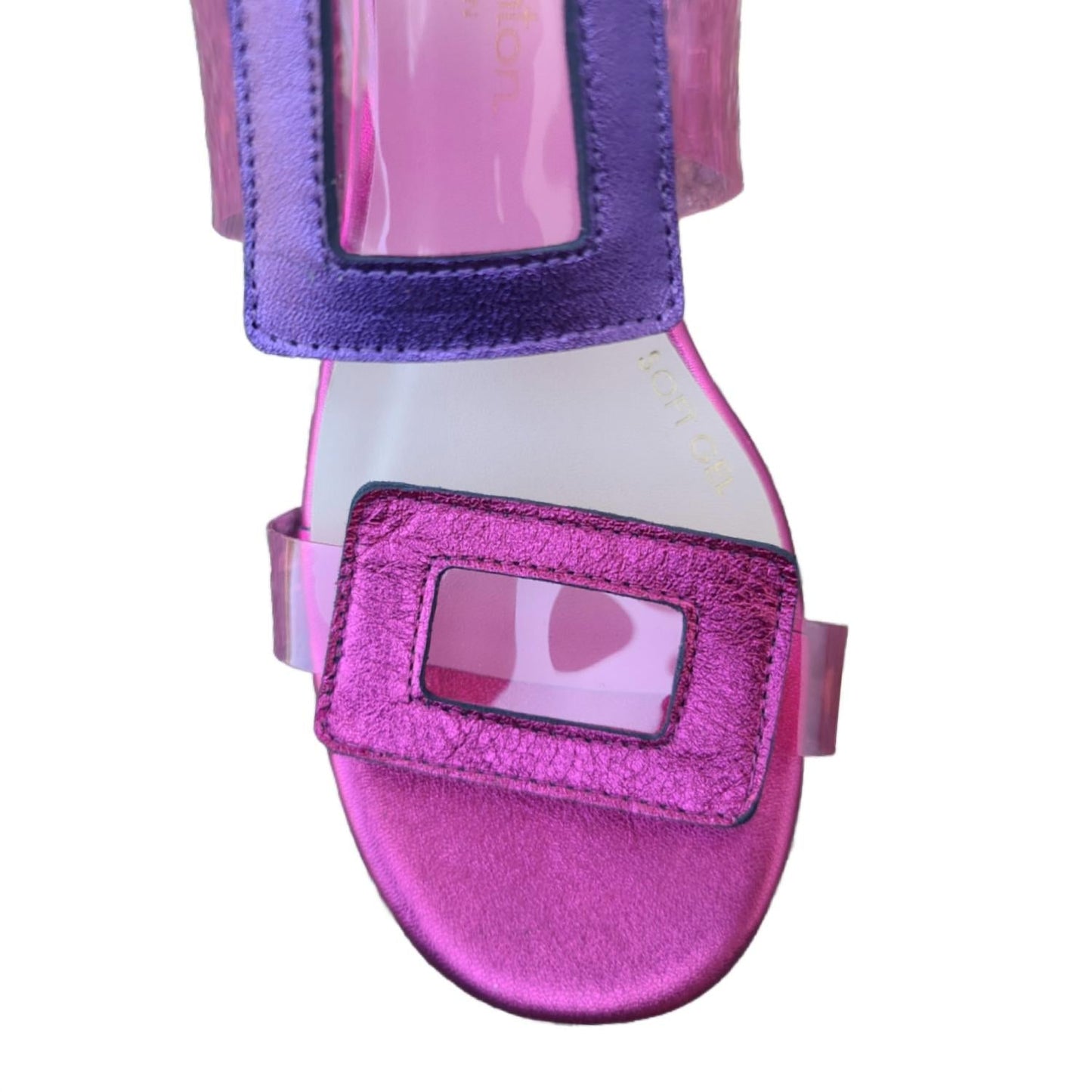 Pedro Anton - Women's Vinyl Heeled Sandal
