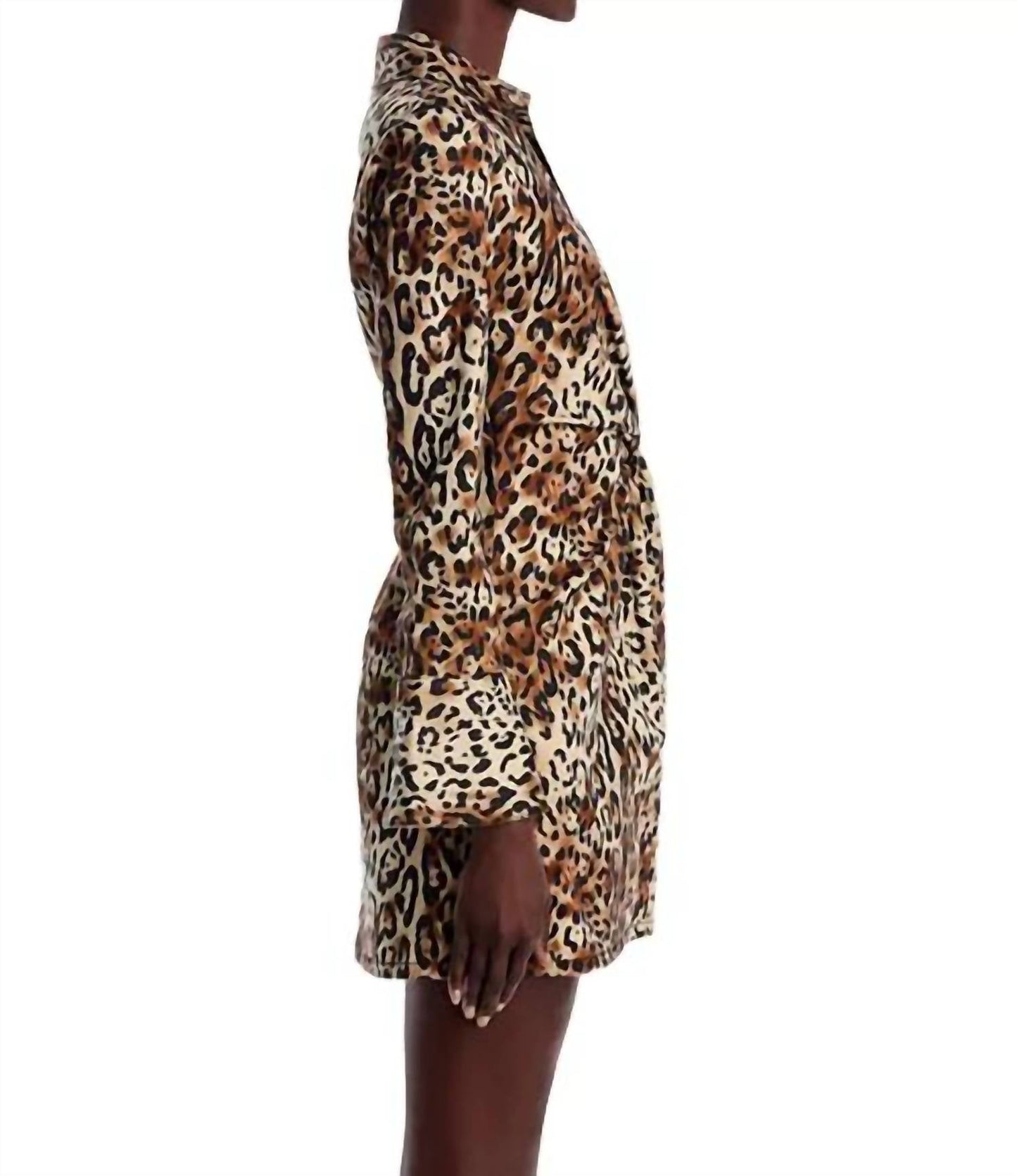 Cinq A Sept - Leopard Denim McKenna Dress