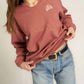 Project Social T - Giddy Up Embroidered Cut Crew Sweatshirt