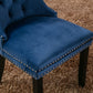 Nikki Collection Modern Tufted Velvet Upholstered Dining Chair Set of 2