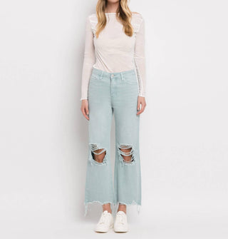 Vervet By Flying Monkey - Calça Jeans Cropped Flare