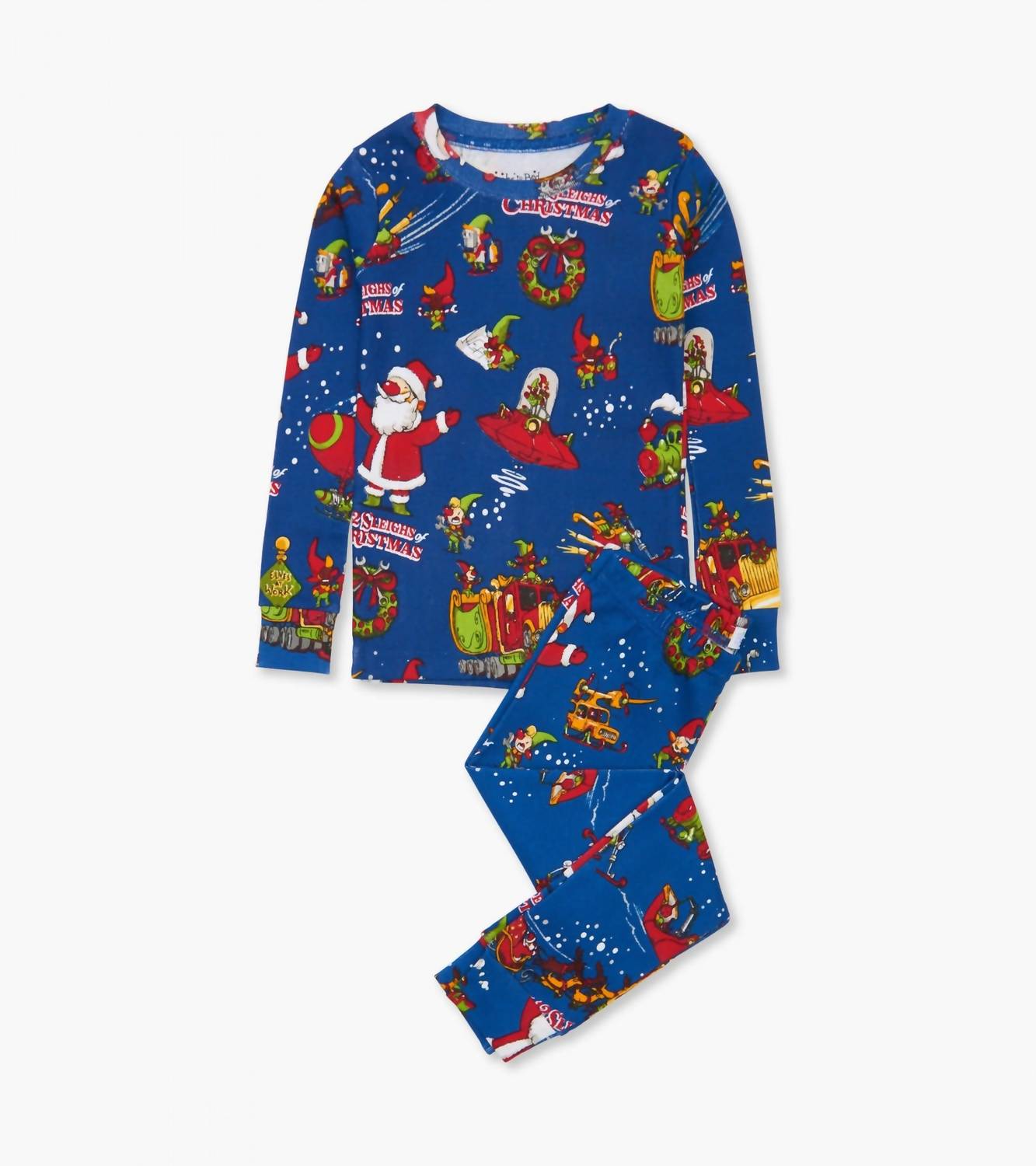 Books To Bed - Boy's 12 Sleighs of Christmas Pajamas