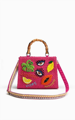 America & Beyond - Fruitful Charm Top Handle Tote Bag