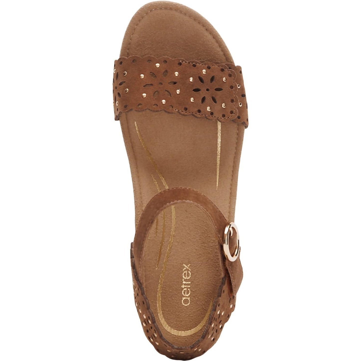 Aetrex - Women's Sydney Cutout Wedge Sandals