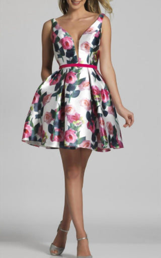 Dave & Johnny - Floral a-line Dress