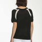 Label+Thread - Sheer Trim Scoop Top