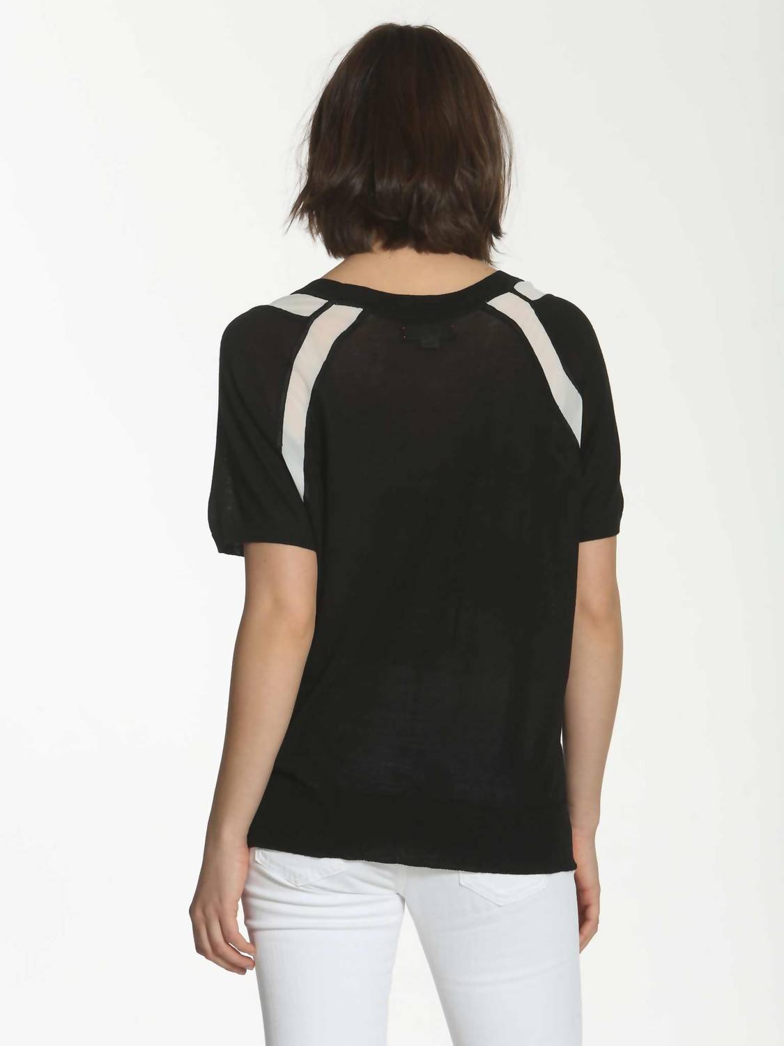 Label+Thread - Sheer Trim Scoop Top