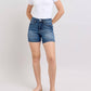 Judy Blue - Tummy Control Mid Length Shorts