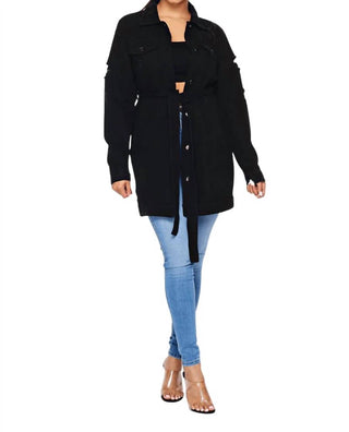 American Bazi - EDGY PLUS: Jaqueta Jeans Fashion Tour