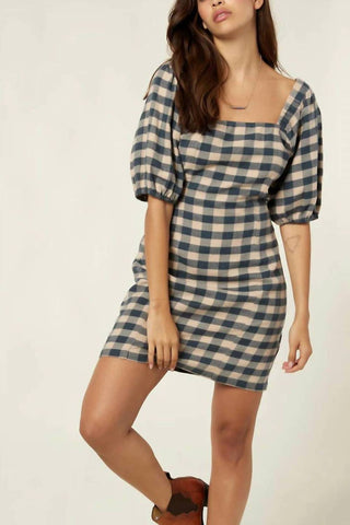 O'Neill - Vestido curto xadrez Abbie