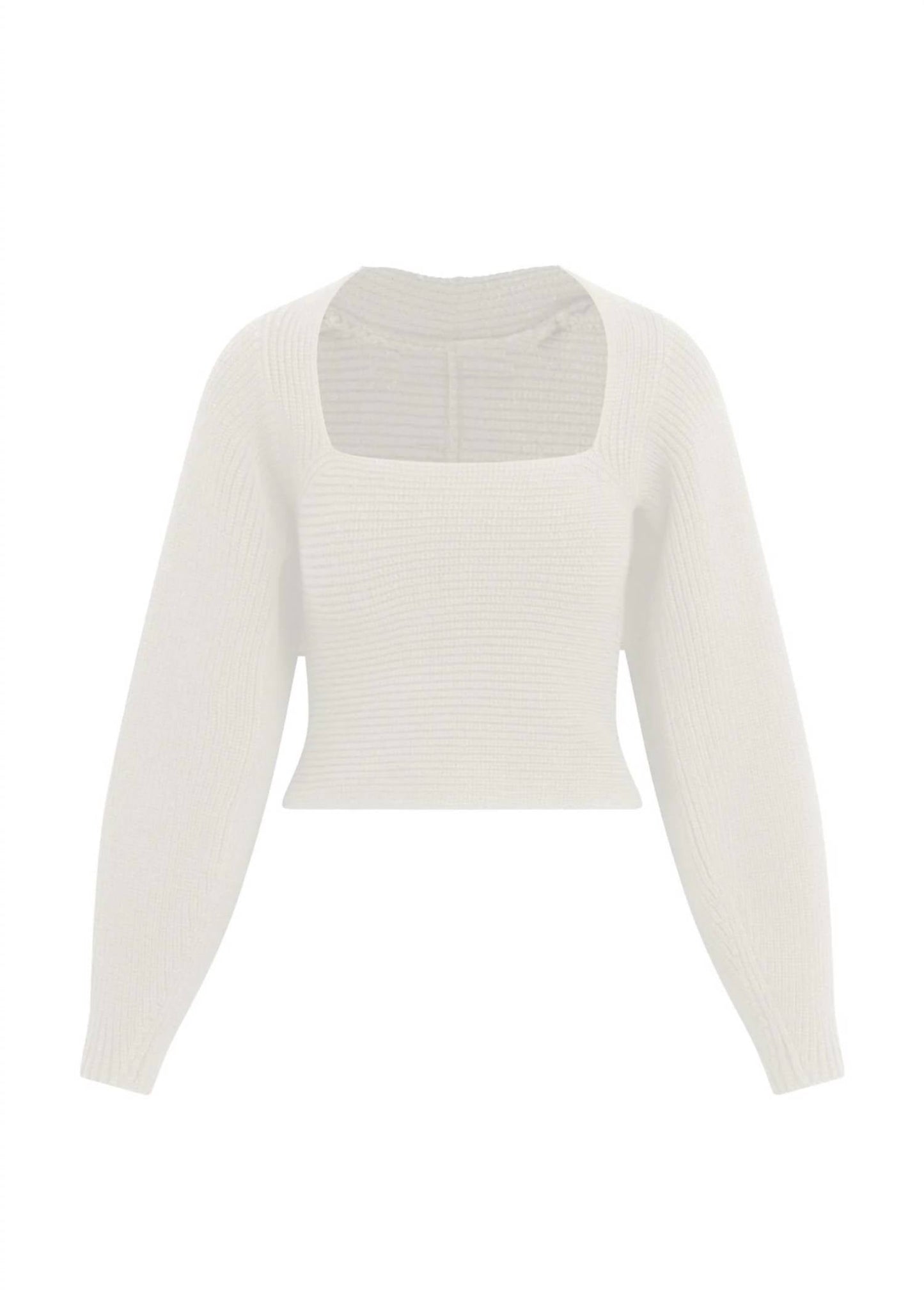 Joe'S Jeans - Alice Square Neck Long Sleeve Sweater