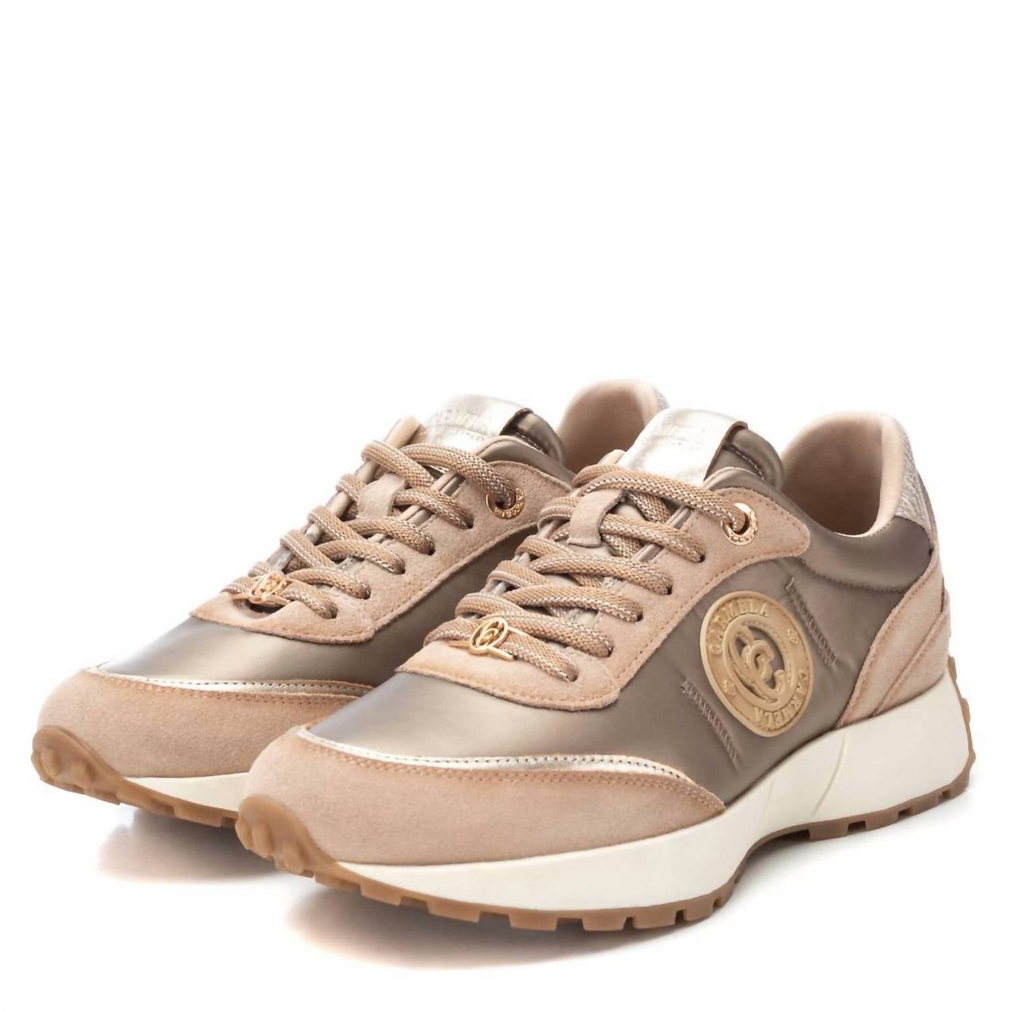 Xti - Women's Leather Trainer Sneakers