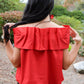 Tcec - Bowtiful Bliss Off The Shoulder Top