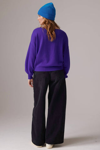 Colorush - Balloon Sleeve Cashmere Sweater