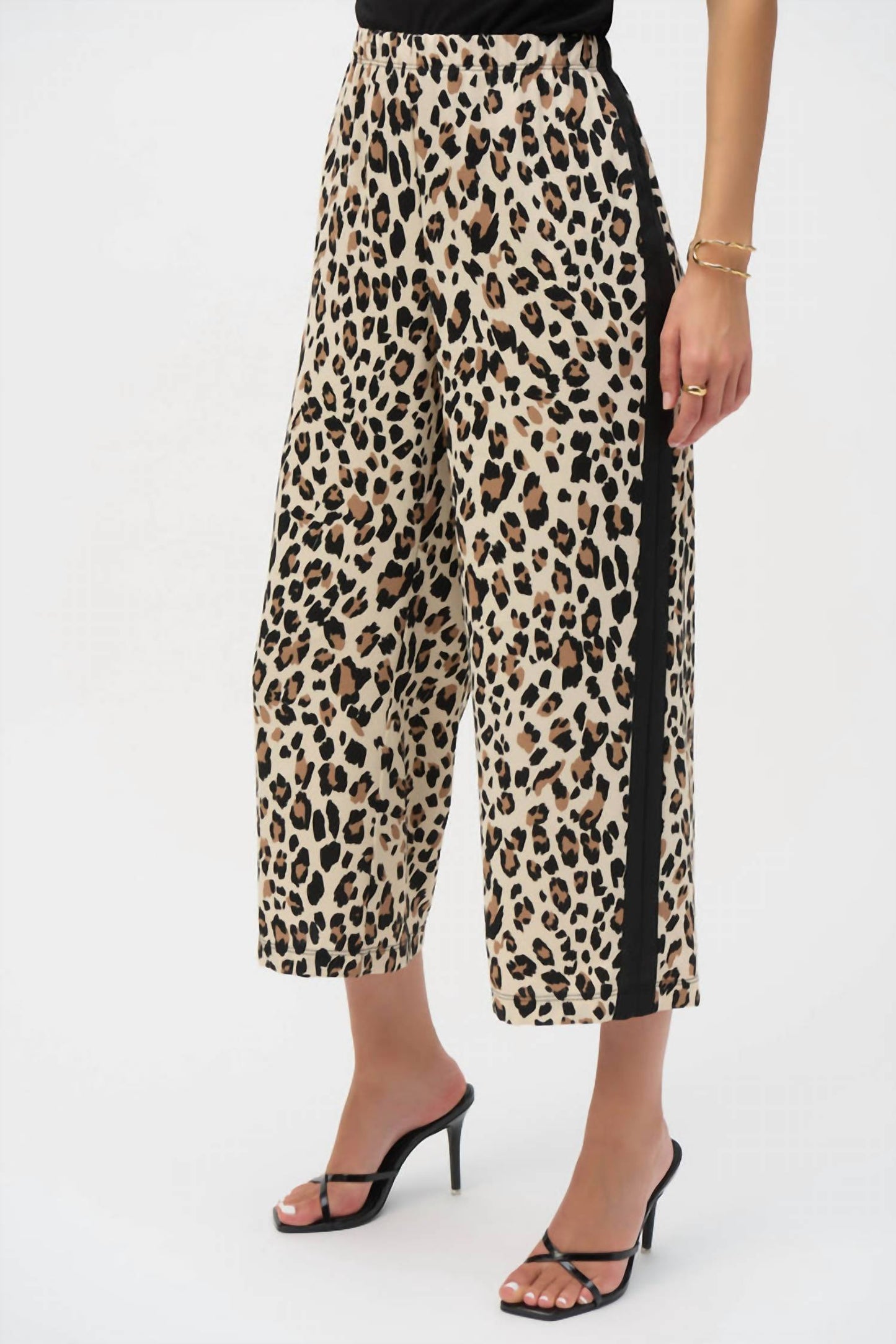Joseph Ribkoff - Woven Animal Print Culotte Pant