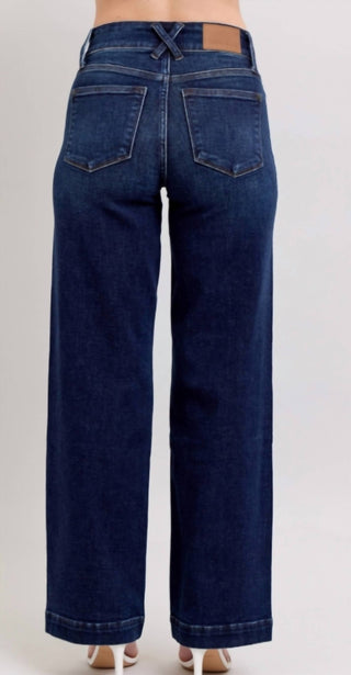 Judy Blue - Calça jeans larga Adrianna HW