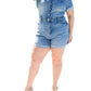 Judy Blue - High Rise Short Sleeve Romper