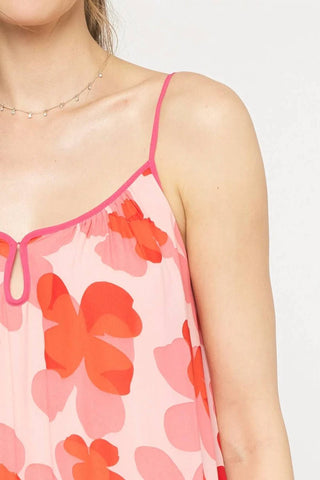 Entro - Floral Print Maxi Dress