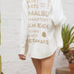 Vintage Havana - Printed Washed Button Down Shirt
