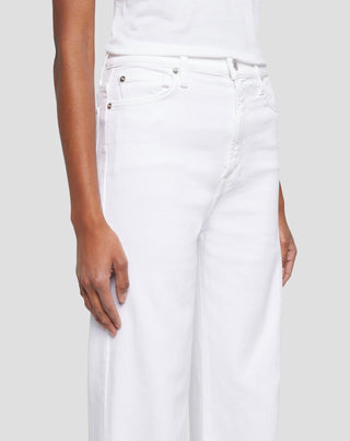 7 For All Mankind - Calça Jeans Cropped de Cintura Alta