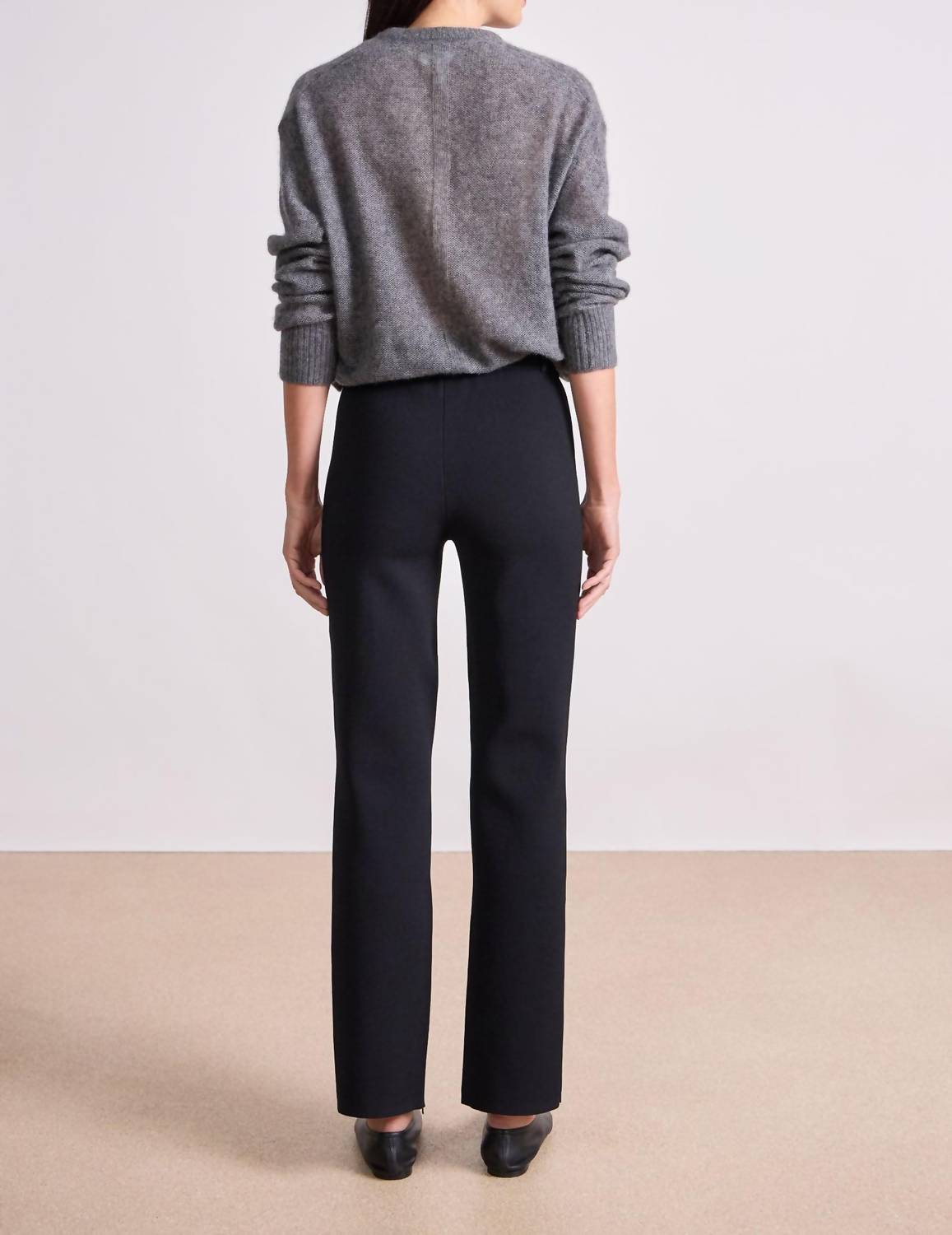 Apiece Apart - Straight Pull On Zipper Pants