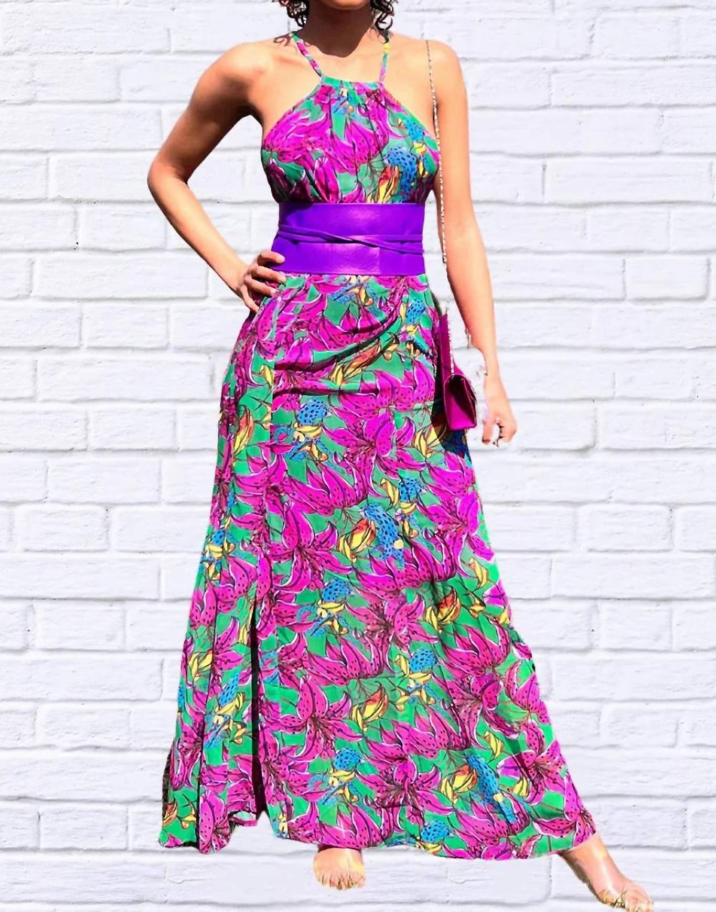 Diva Usa - Sibella Maxi Chiffon Dress