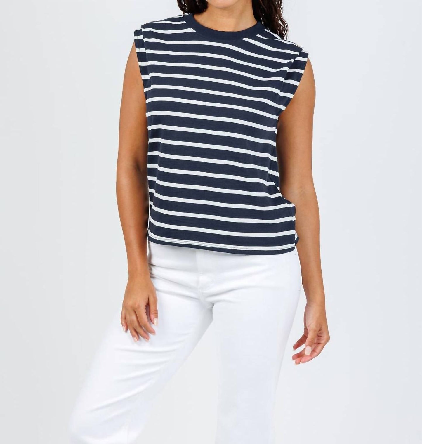 Nation Ltd - Women's Marina Stripe Muscle Top