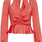 Veronica Beard - Yulita Cut Out Silk Blend Top
