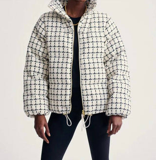 Varley - Jaqueta Puffer Xadrez Eugene