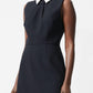 French Connection - Gemma Collared Tie Mini Dress